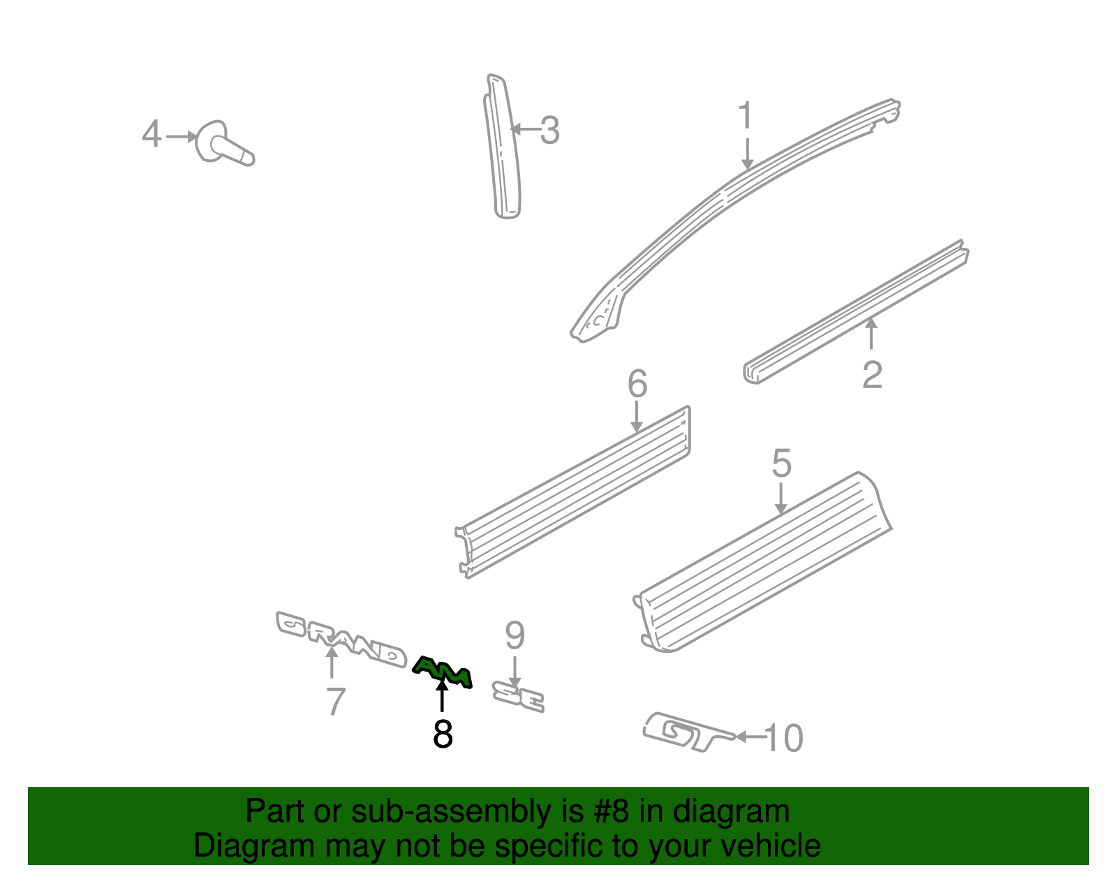 19992002 Pontiac Grand Am Plate 22636901 OEM Parts Online
