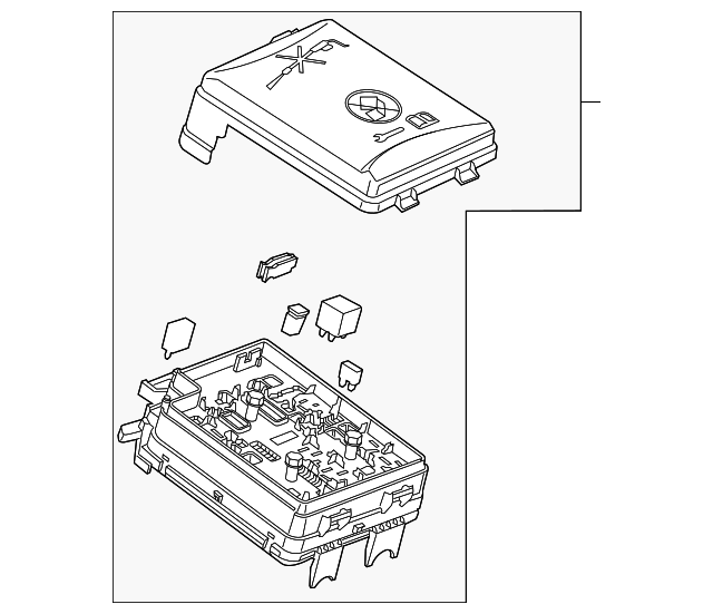 95131331 OEM GM Fuse & Relay Box GM Parts Center