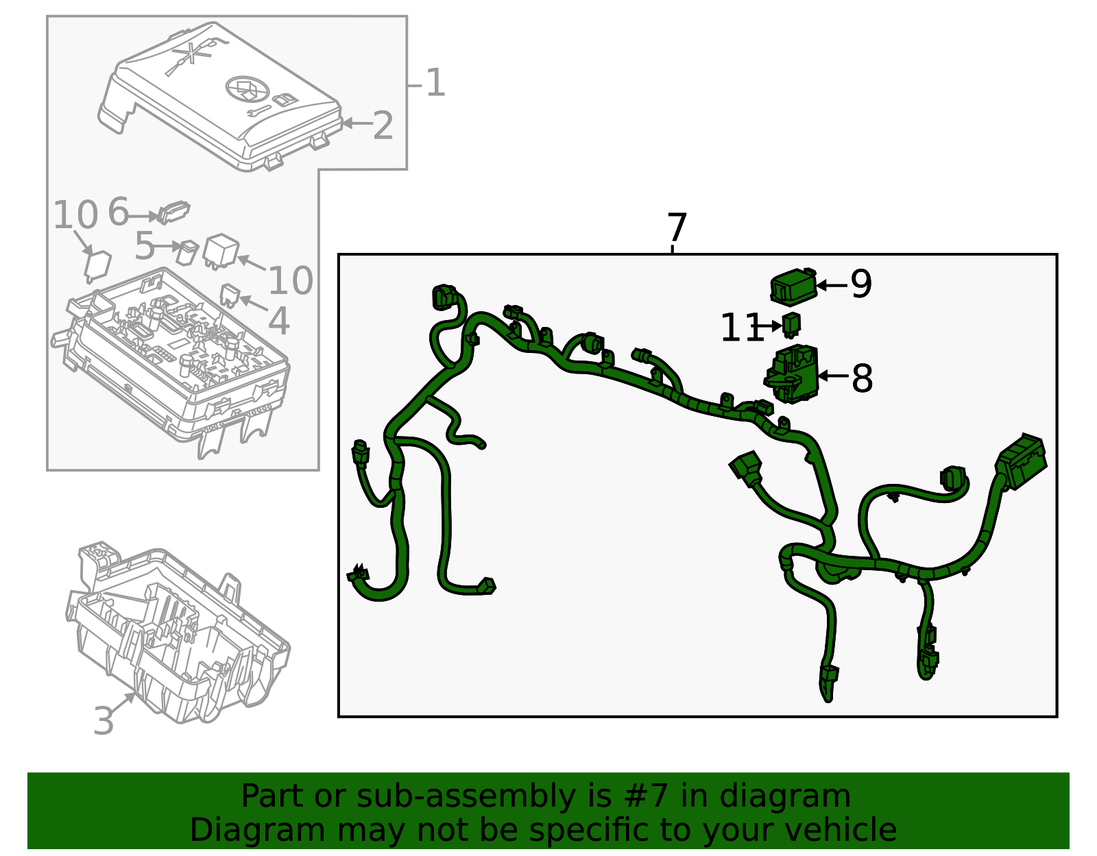 Headlamp Wiring Harness - GM (95425777)