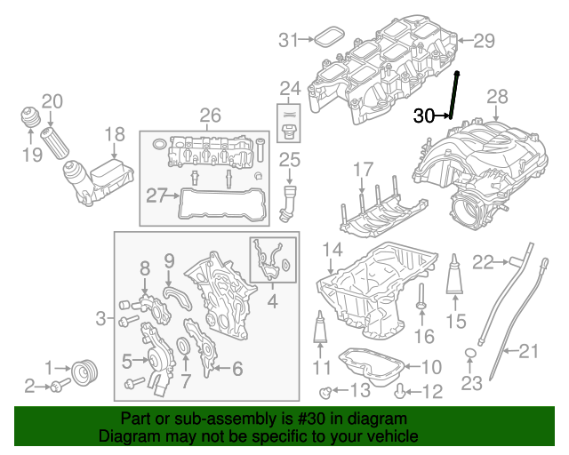 06509390AA Intake Manifold Bolt 20112023 Mopar Mopar Parts Canada