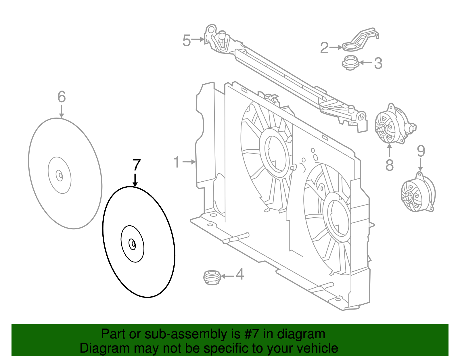 Fan Blade - Toyota (16361-0V330)