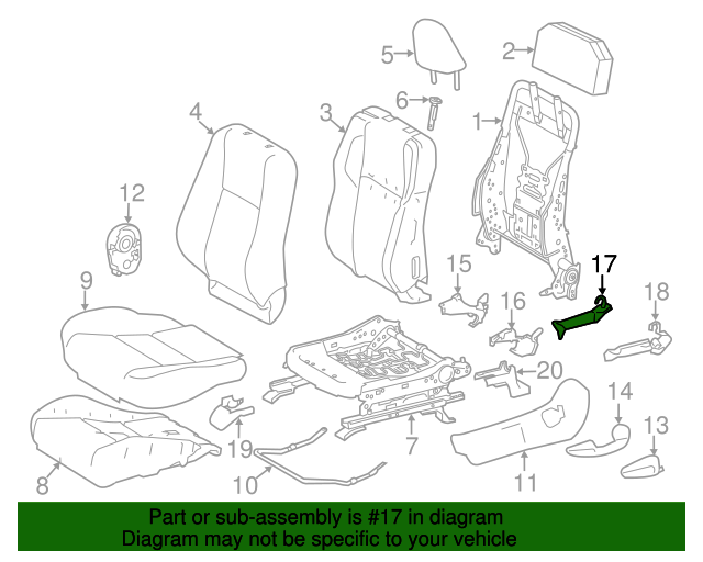 TOYOTA Genuine 71868-0E100-A0 Seat Cushion Shield