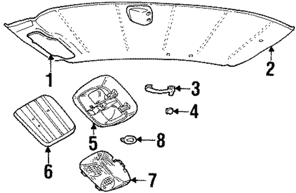 Grip Handle - Ford (XW7Z-5431406-BAB)
