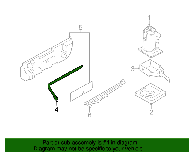 20152019 Ford OEM Lug Wrench YC1Z17032C Ford Parts Center