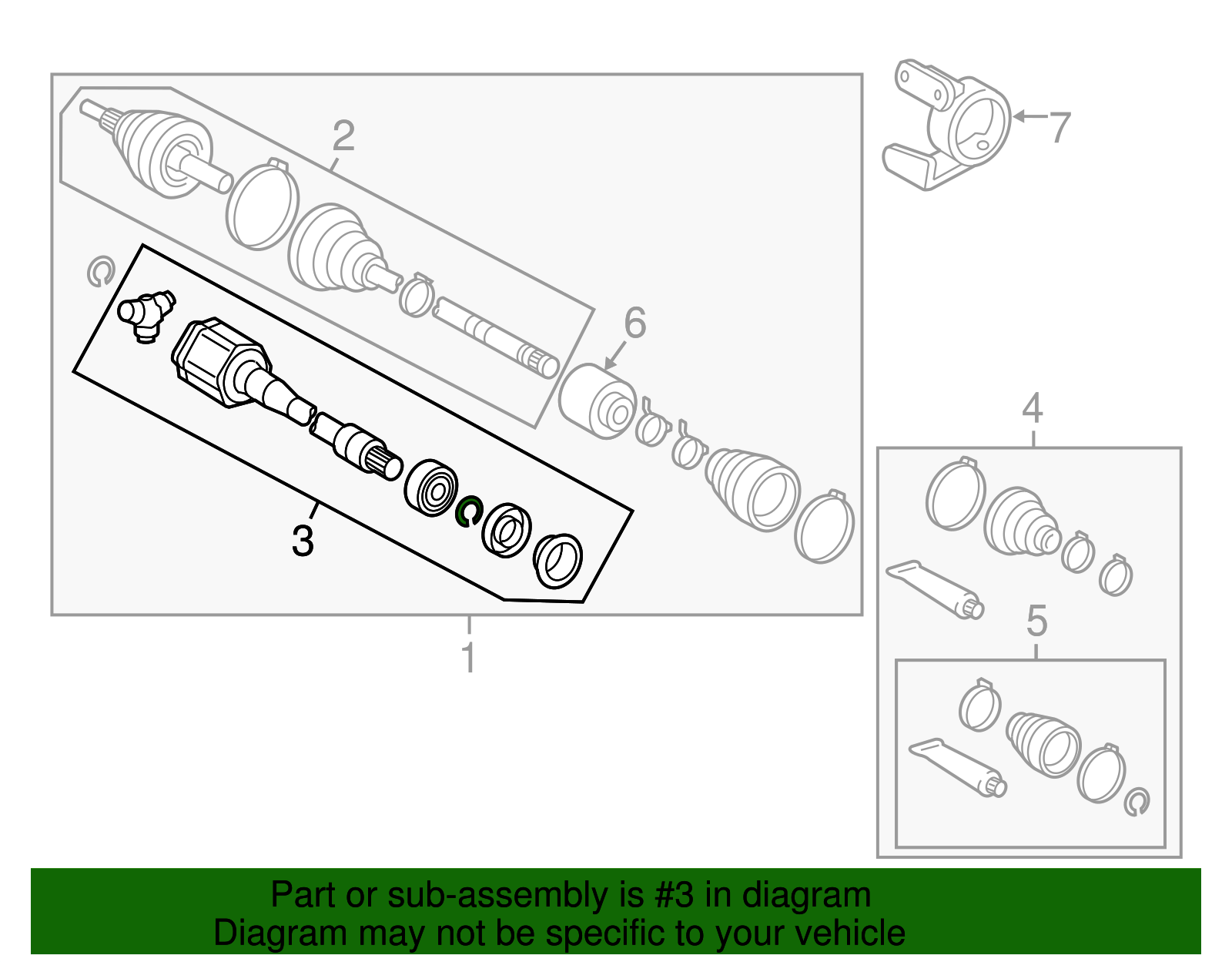 Cv Joint Kit - Scion (43040-28011)