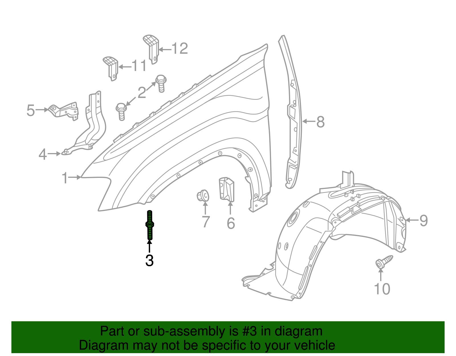 Fender Stud - Volkswagen (N-911-390-01)