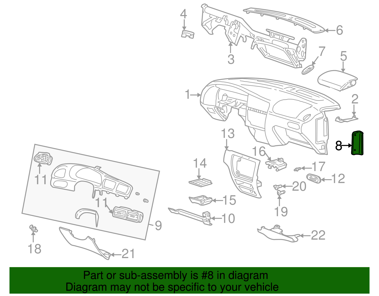 Side Panel - Ford (YF1Z-5404480-AAD)