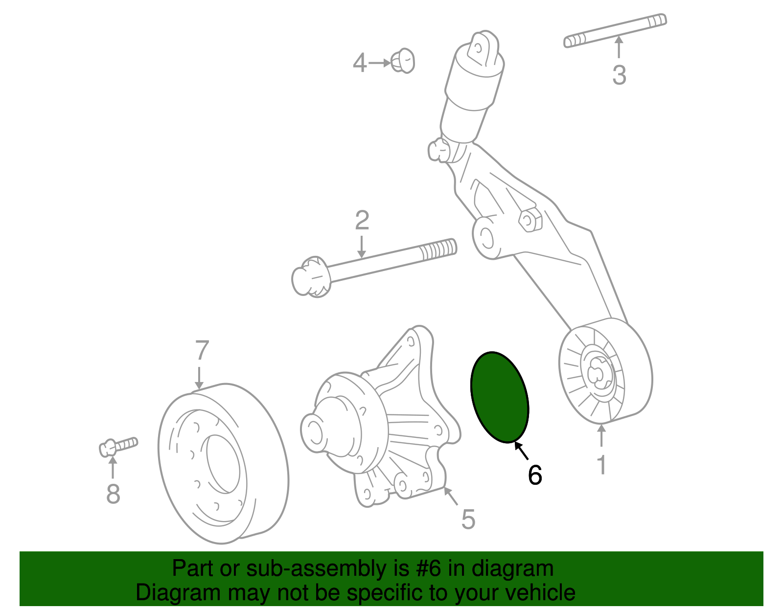 Engine Water Pump Gasket - Toyota (90301-69007)