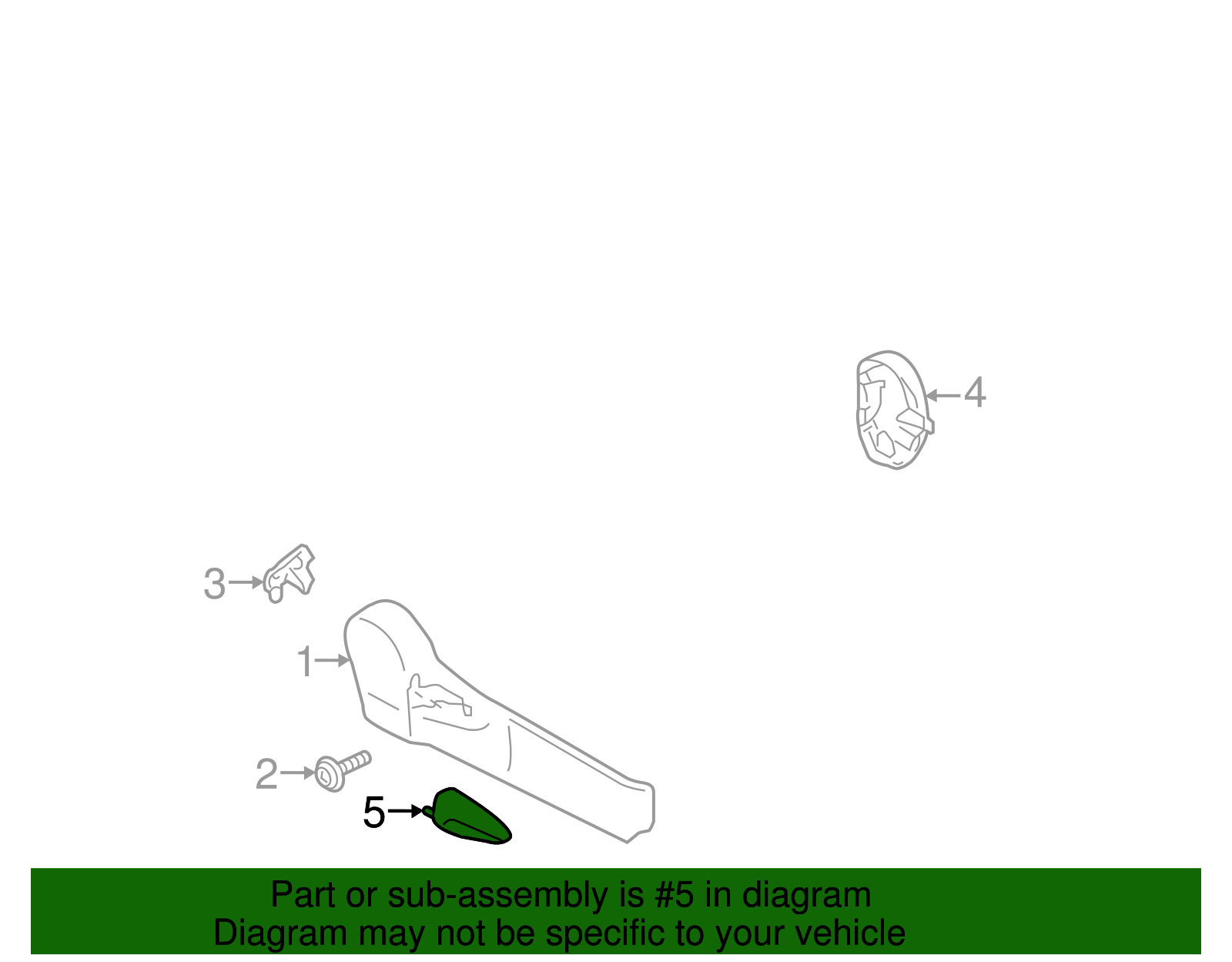 Recline Handle - Scion (SU003-05833)