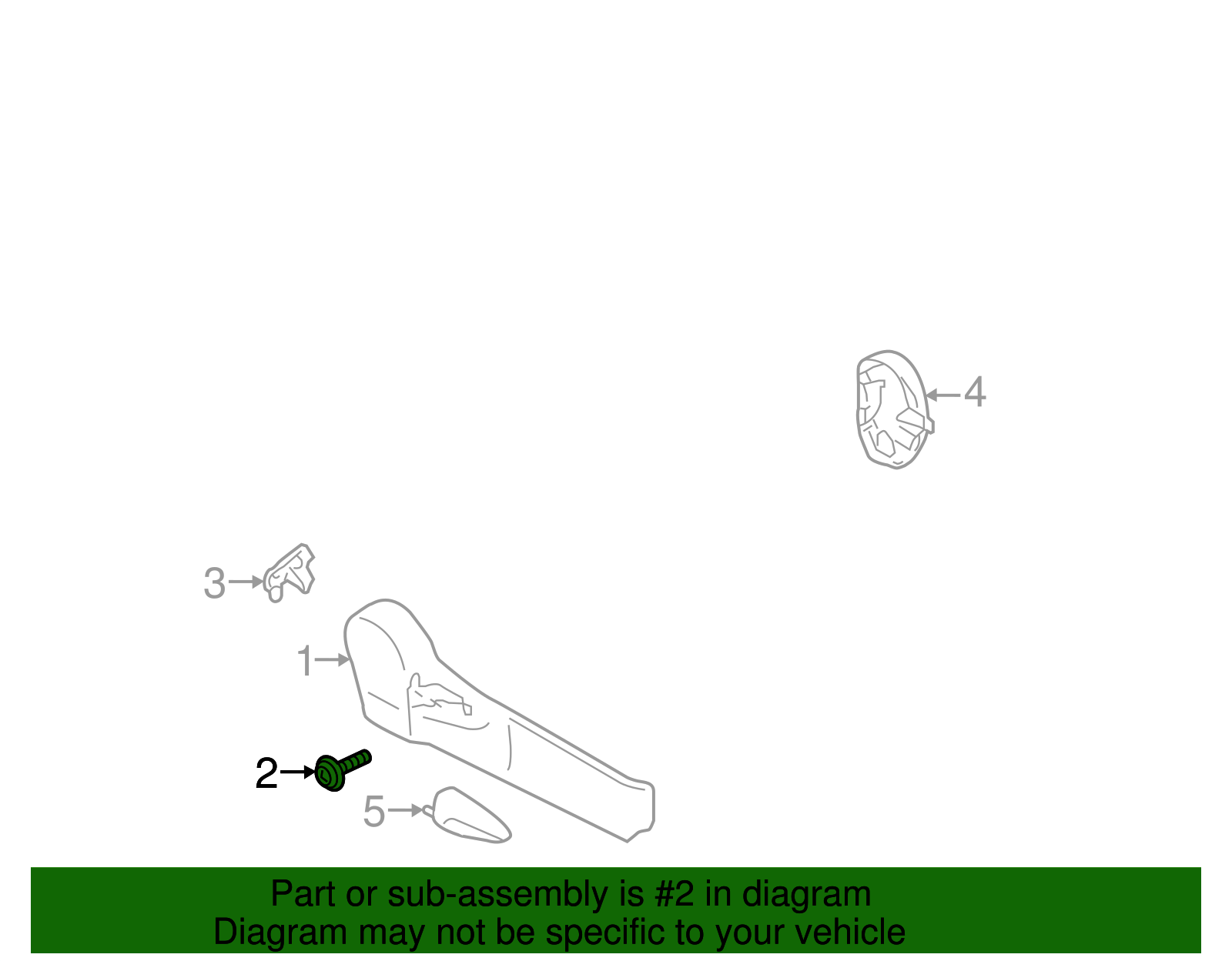 Outer Cover Screw - Scion (SU003-04379)