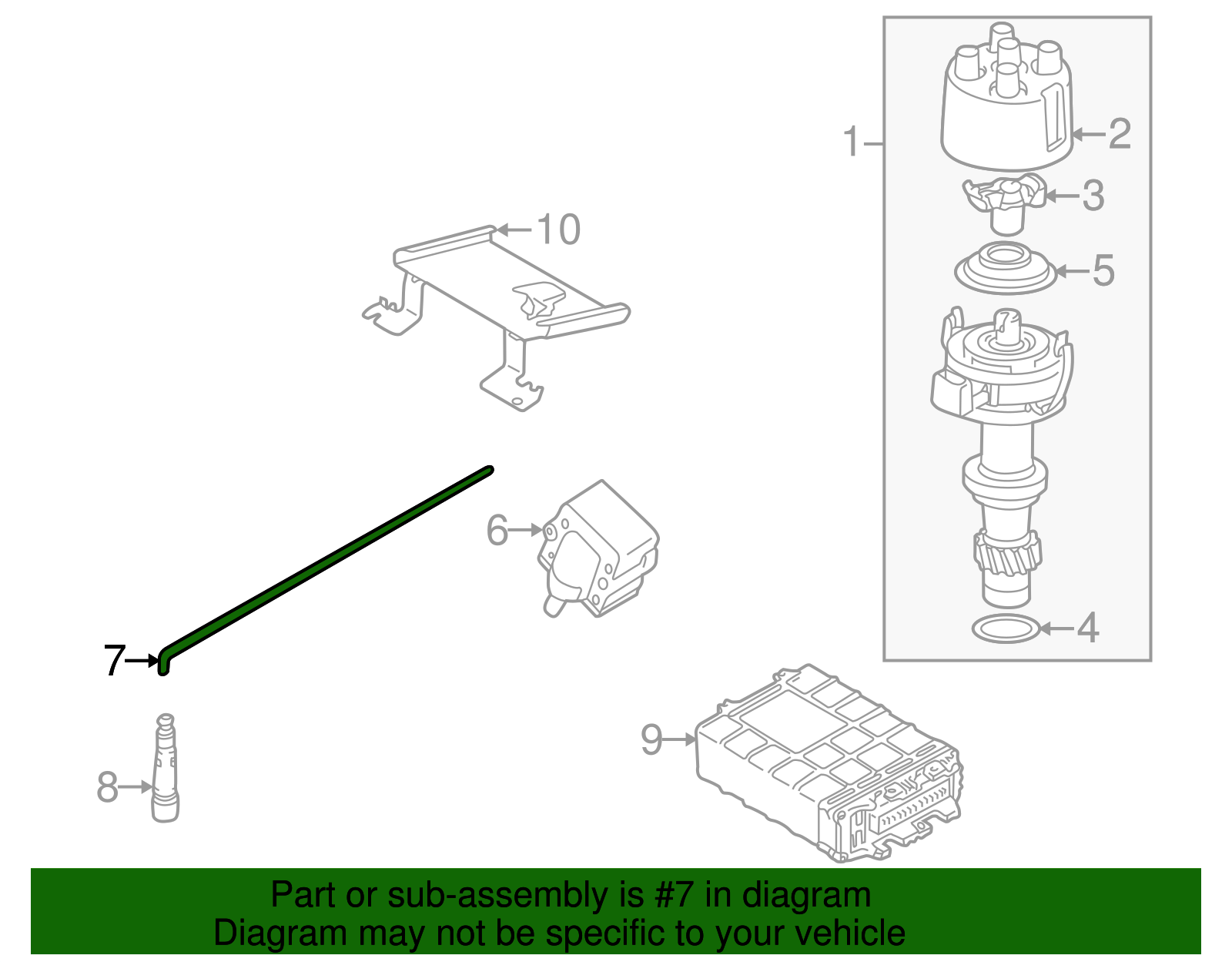 Spark Plug Wire - Volkswagen (N-103-164-02)