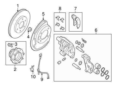 Front Brakes for 2017 Nissan NV1500 #0