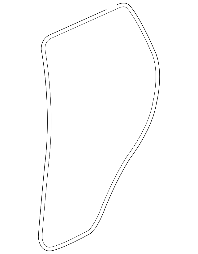 Genuine OEM Body WeatherStrip Part LR044023 Fits 20062013 Land Rover