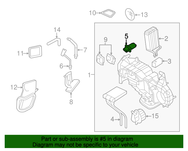 20072017 Ford OEM Blower Motor Resistor 7L1Z19A706A Ford Parts Center