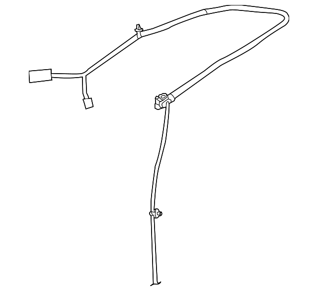 Digital Radio, Mobile Telephone, and Vehicle Location Antenna Cable - GM (96858207)