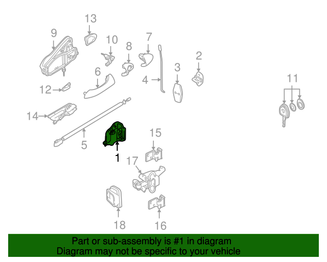 51218402537 Lock Assembly 20002006 BMW X5 Buy BMW Parts Now