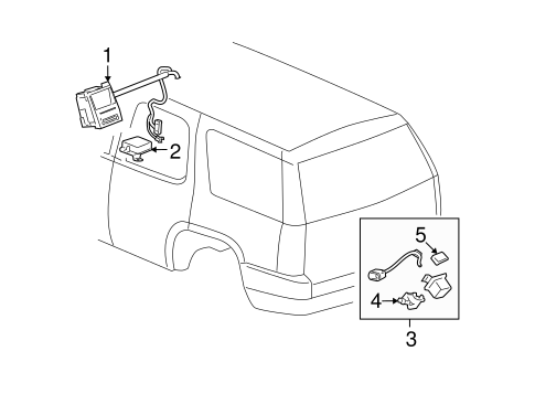 Electrical Components for 2009 GMC Yukon XL 2500 #1