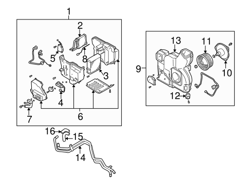 Auxiliary Heater & AC for 2001 Mitsubishi Montero | Auto Parts