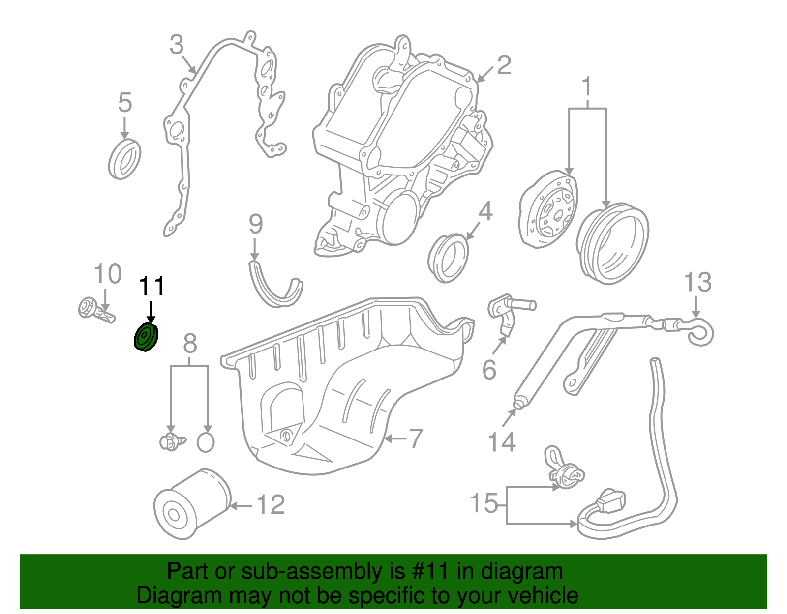 Oil Level Sensor Washer - Ford (E9DZ-6C626-B)