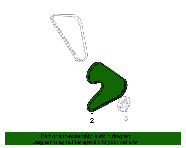 20042005 Mitsubishi Eclipse Power Steering Belt MN195135 Auto Parts