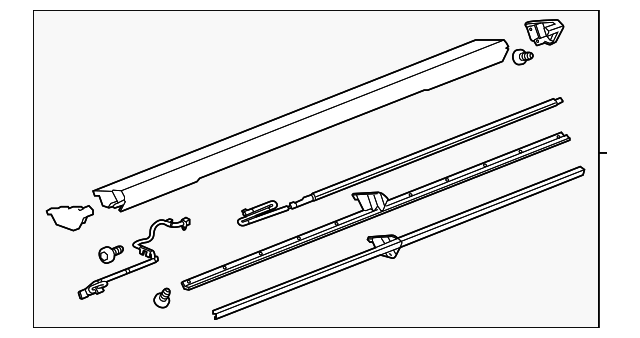 GM OEM Running Board Step-End Cap Right 22935821