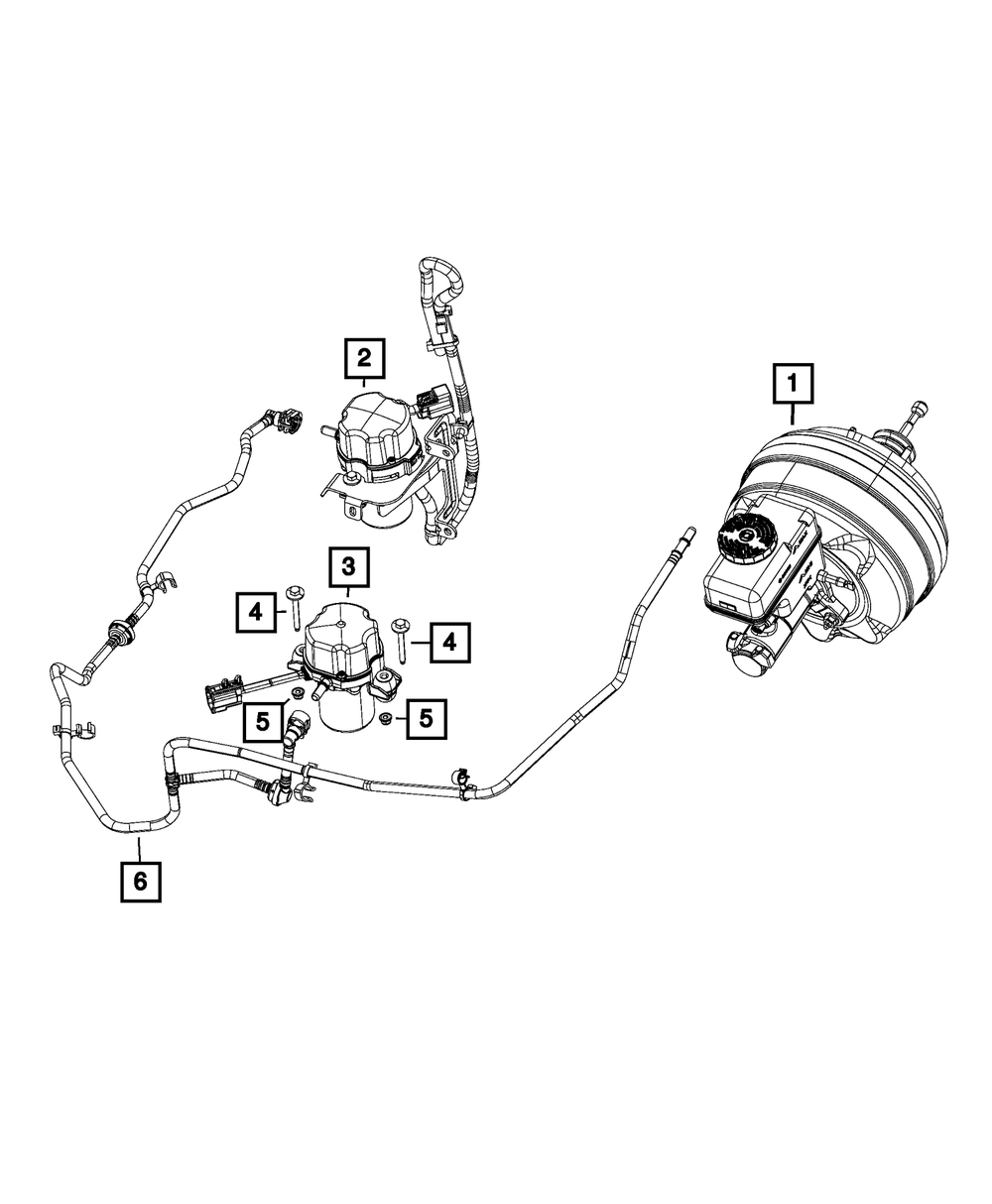 68338787AC - Vacuum Primary Pump 2018-2025 Jeep Wrangler | Big 3 Auto Parts