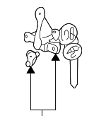 6905542070 - Body: Door Lock Cylinder for Toyota: RAV4 Image