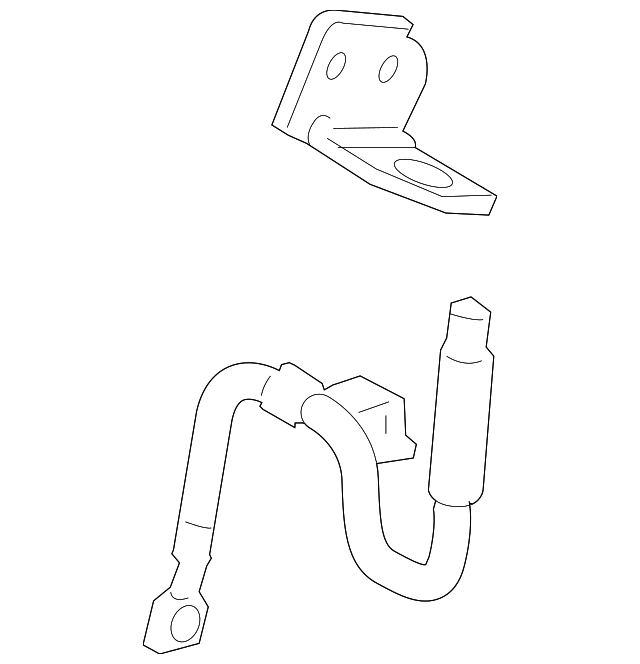 20102016 Cadillac SRX Front Passenger Side Hydraulic Brake Hose