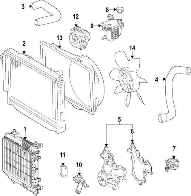 2022 Toyota Tundra Thermostat 1603170010 Toyota Parts Center