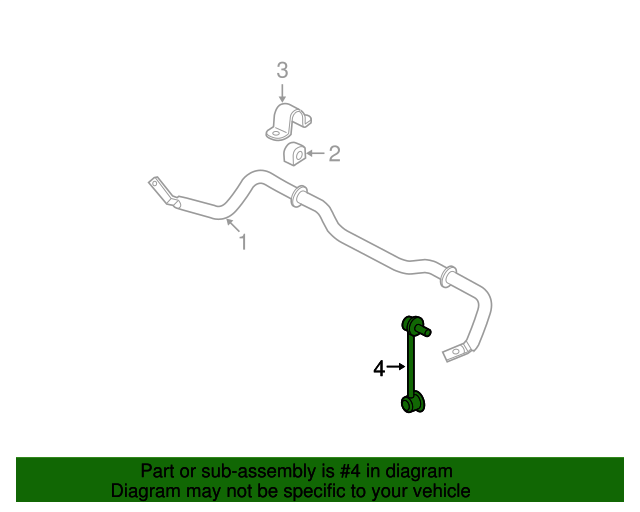 GK2A34170 Stabilizer Link 20032008 Mazda 6 Werner Mazda Parts