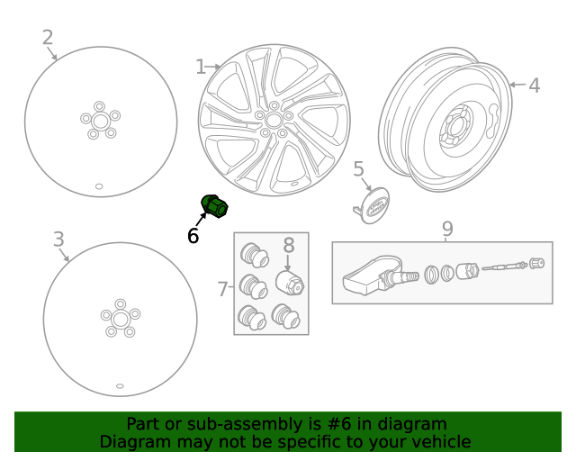 Genuine OEM Wheel Nut Part LR001381 Fits 20082023 Land Rover Up To