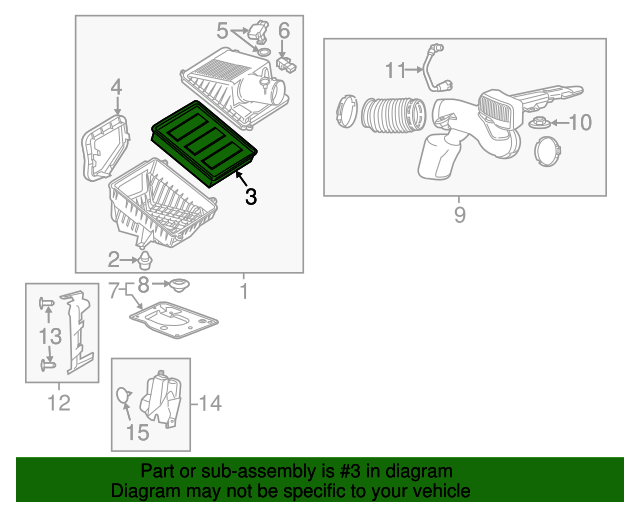 20172020 GM Air Filter 23349854 GM Parts Center