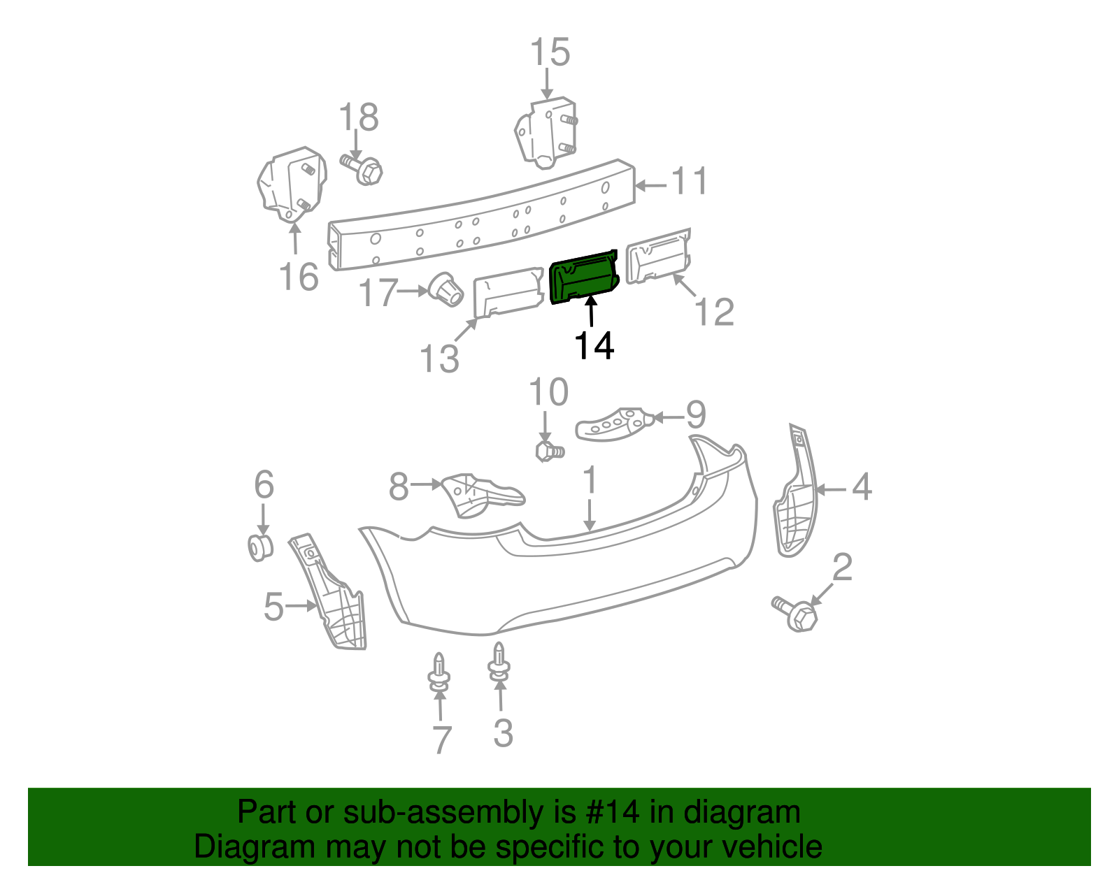 Center Bracket - Scion (52483-52020)