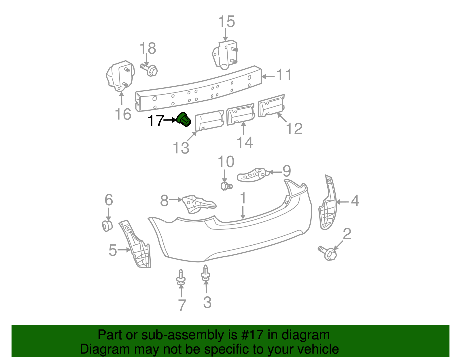 Mount Arm Nut - Scion (90176-08054)