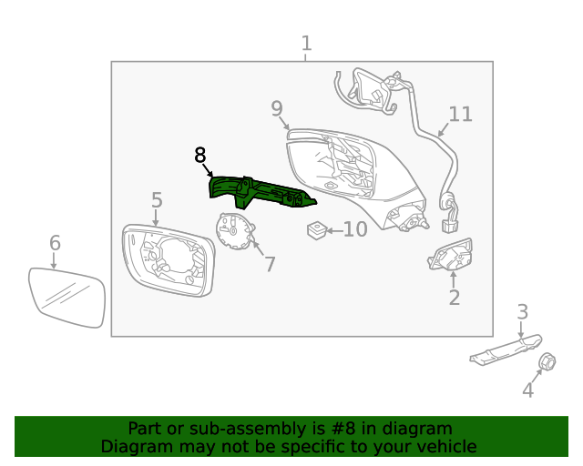 20182020 Buick Enclave Signal Lamp 84077032