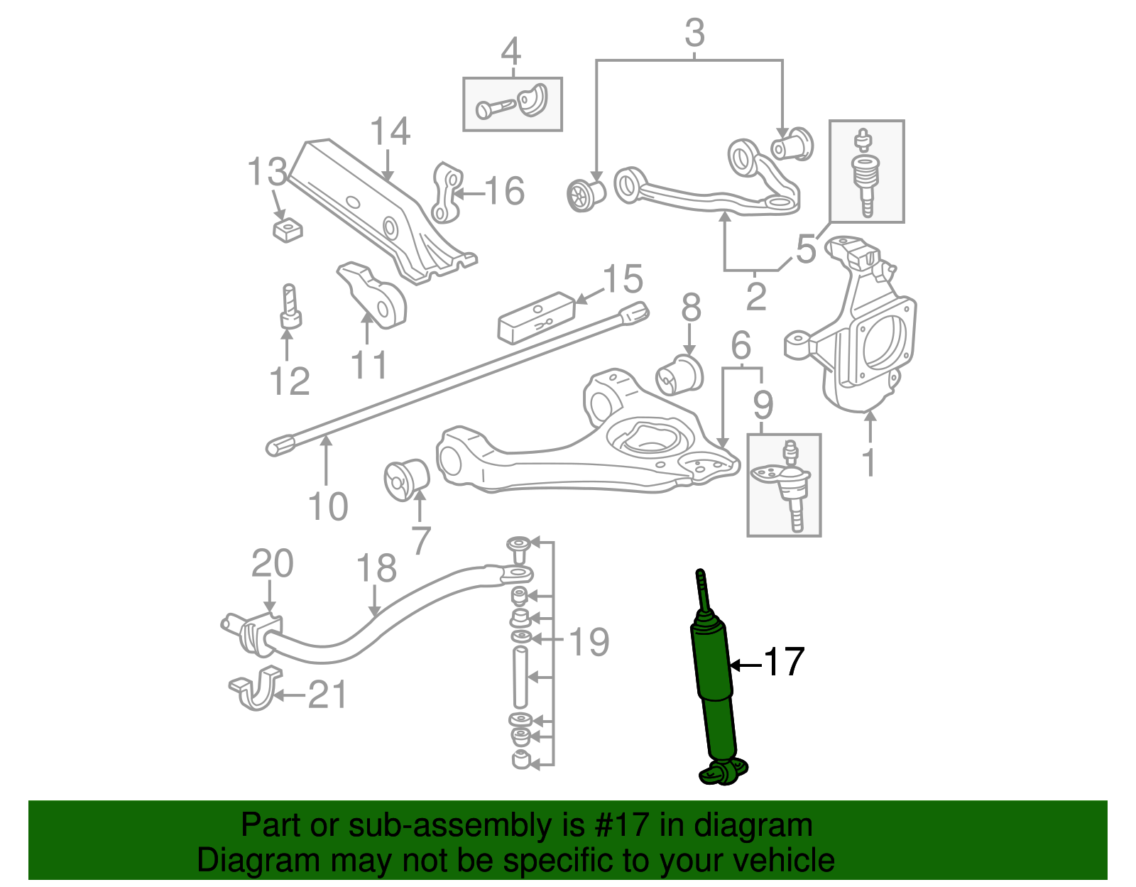 Shock Absorber - GM (89040169)
