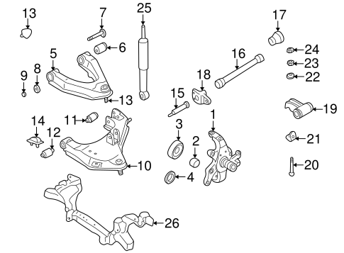 Suspension Components for 2002 Nissan Xterra