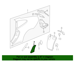 997-504-826-06 - Stone Guard 2005-2012 Porsche 911 | AutoNation Parts