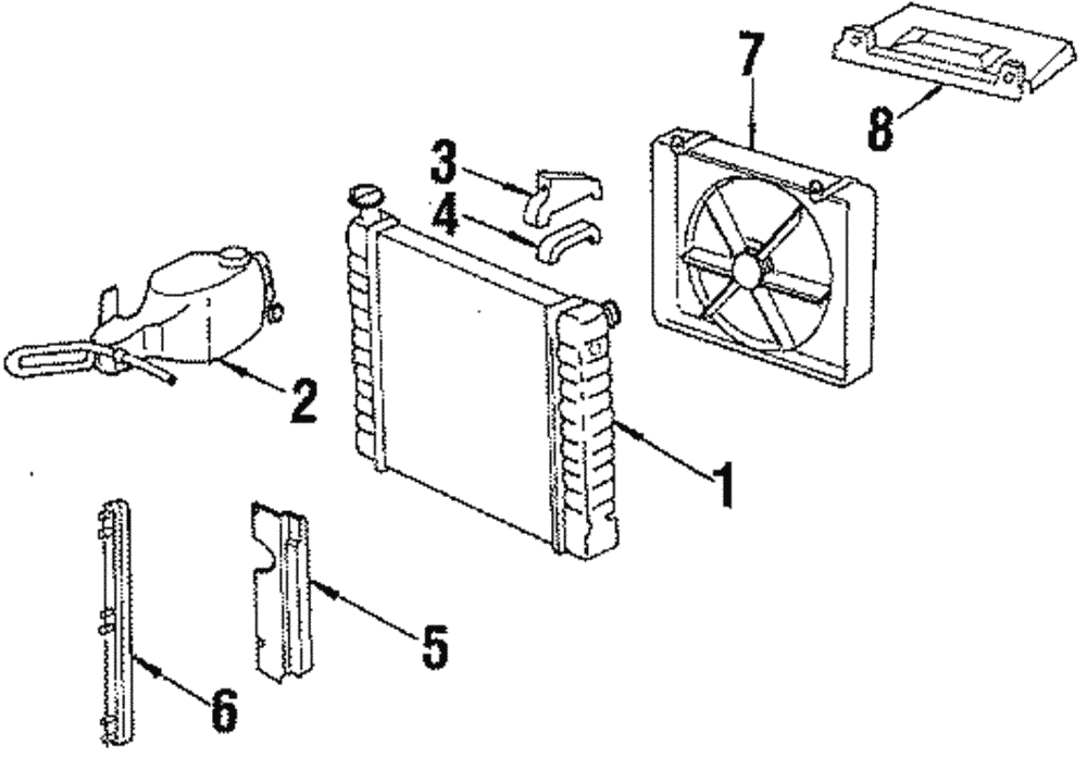 Radiator - GM (52481577)