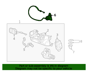 2021-2023 Chevrolet Corvette Lock Cylinder 85511550 | GMPartsDirect.com