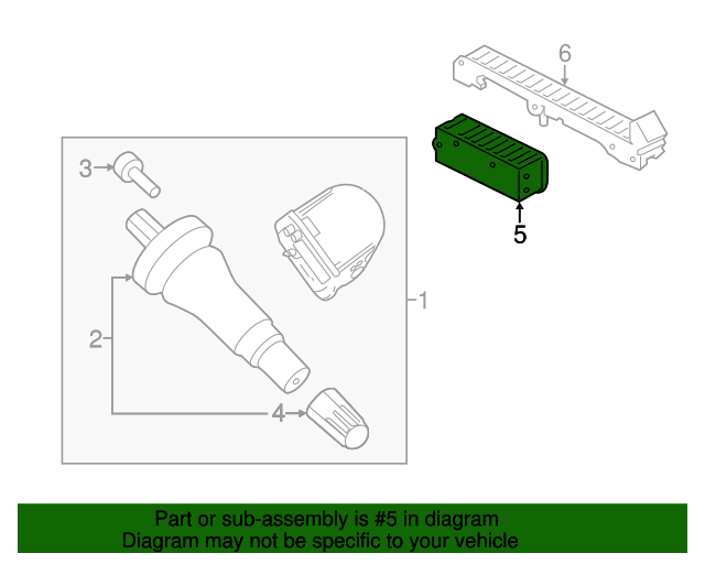 20162020 Ford Tire Pressure Monitoring System Receiver GD9Z15607J