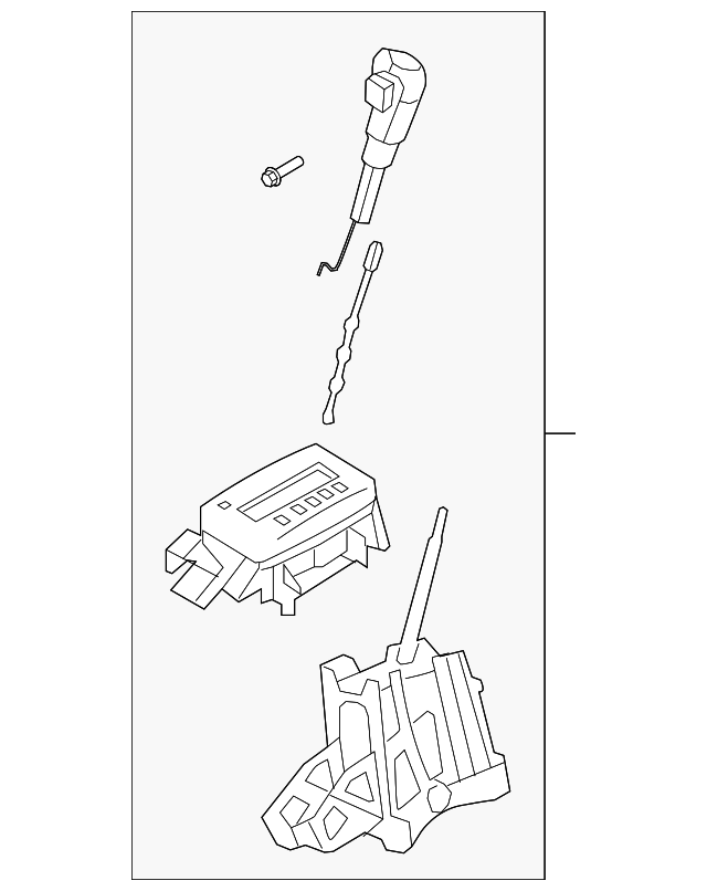 2008 Ford OEM Gear Shift Assembly 8L8Z7210A Ford Parts Center