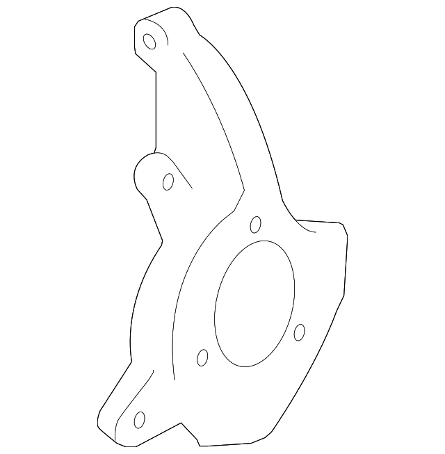Passenger Side Steering Knuckle (25796983)