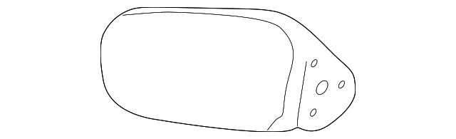 Mirror Assembly, O/S Rear View-Right-hand (Electric) - GM (88892500)