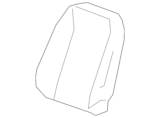 Driver Seat Back Pad - GM (84382812)