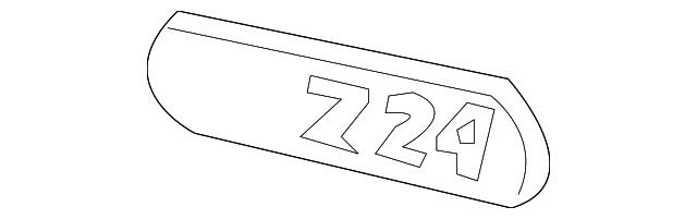 Molding Assembly, Q/Panel Center Front- Right-hand Z24 (Paint*Paint To Mat - GM (88892962)