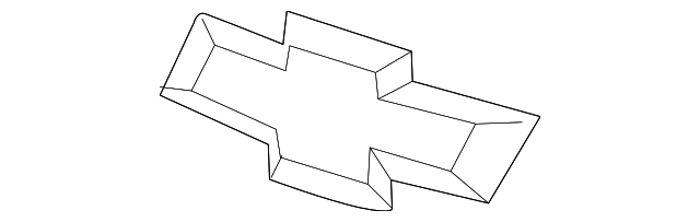 Front Grille Bowtie Logo - GM (96930054)