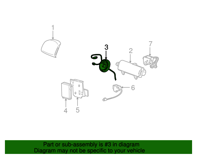 19992003 Ford F150 OEM Clock Spring XL3Z14A664CA Ford Parts Center