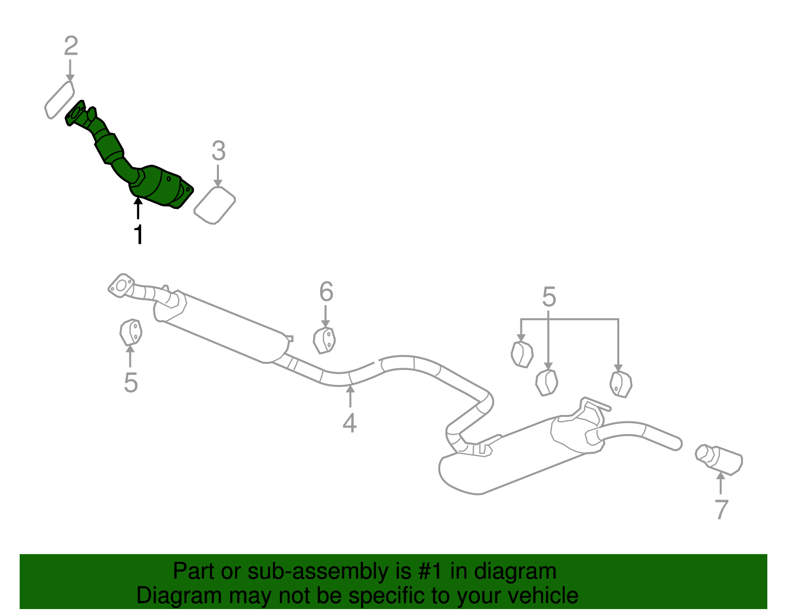 Catalytic Converter Assembly - GM (10379411)