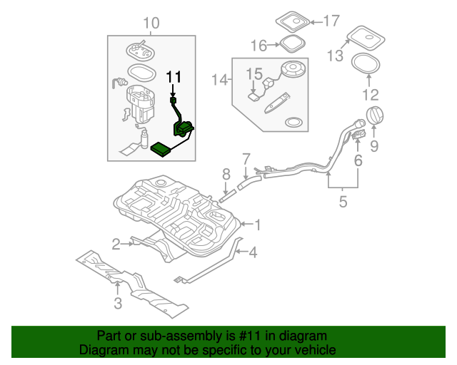944602E050 Fuel Gauge Sending Unit 20052010 Kia Sportage Kia